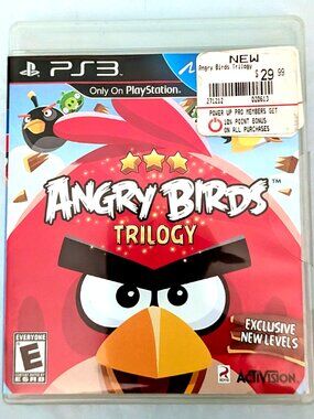 Angry Birds Trilogy Sony PlayStation 3 PS3 2012 Video Game